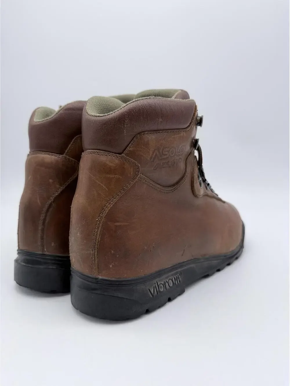 Asolo AFX 520 Women's Gore-Tex Leather Hiking Boots Brown Size 9 Vintage - Picture 5 of 13